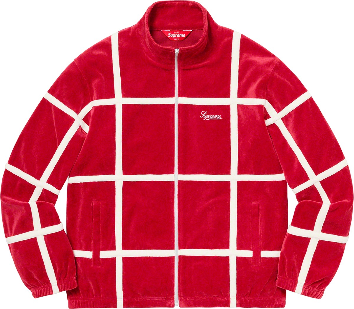 Grid Taping Velour Jacket view 7